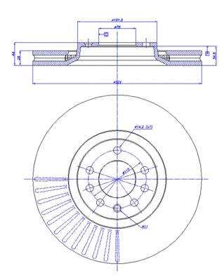 Brake Disc (142.1249)