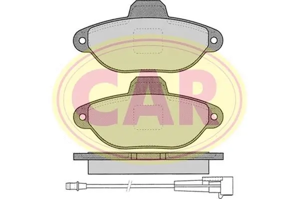 Brake Pad Set, disc brake (PNT2621)