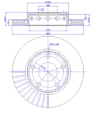 Brake Disc (142.1122)