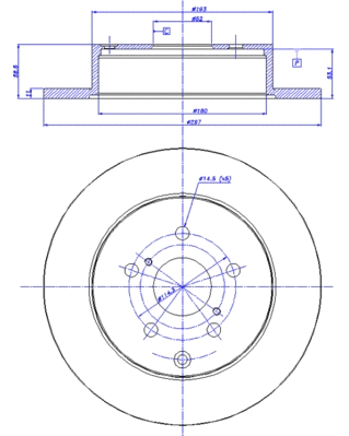 Brake Disc (142.1559)