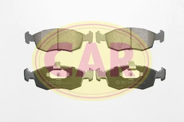 Brake Pad Set, disc brake (PNT587)