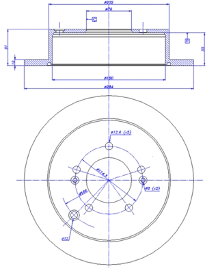 Brake Disc (142.1158)