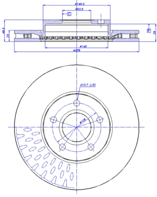 Brake Disc (142.1741)