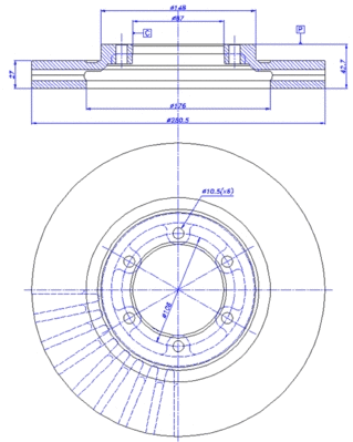 Brake Disc (142.1153)