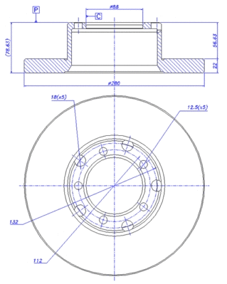 Brake Disc (142.434)