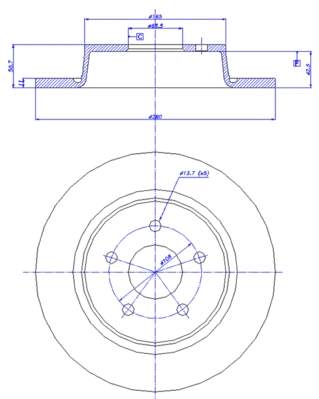 Brake Disc (142.1652)