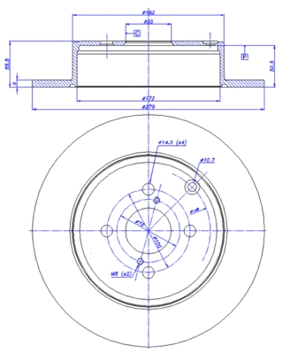 Brake Disc (142.1280)