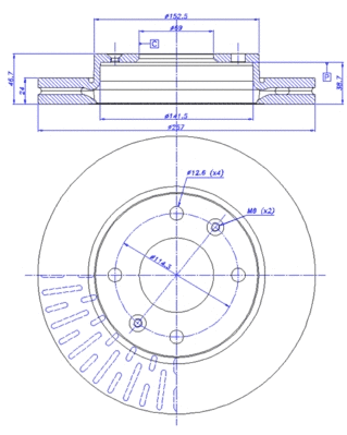 Brake Disc (142.1173)