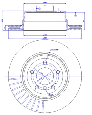 Brake Disc (142.1562)