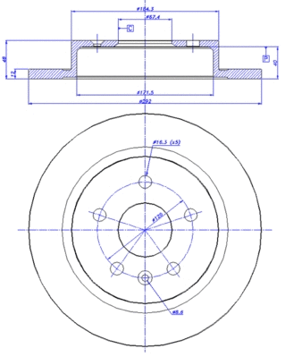 Brake Disc (142.1513)