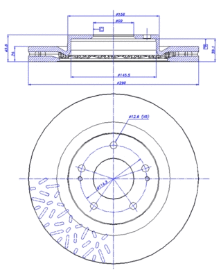 Brake Disc (142.1350)