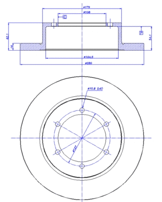 Brake Disc (142.1664)