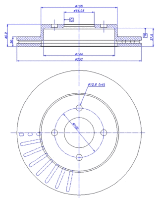 Brake Disc (142.1037)