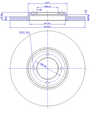 Brake Disc (142.256)