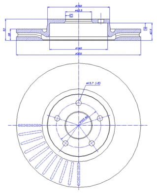 Brake Disc (142.1366)
