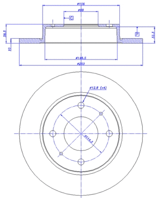 Brake Disc (142.1012)