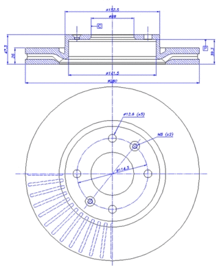 Brake Disc (142.1262)