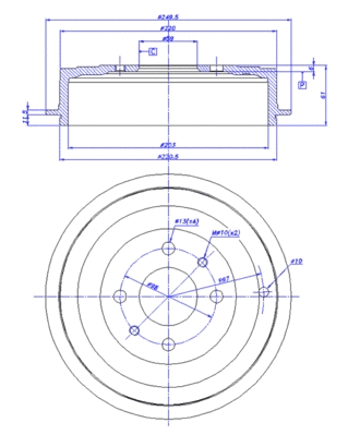Brake Drum (433.100)