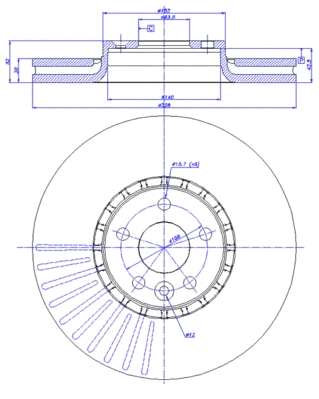 Brake Disc (142.1505)