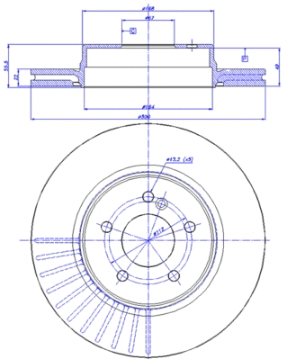 Brake Disc (142.1245)