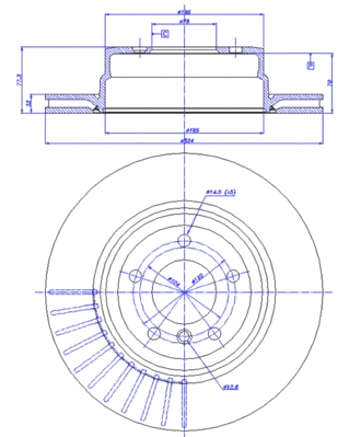 Brake Disc (142.1445)