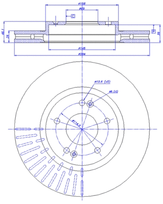 Brake Disc (142.1183)