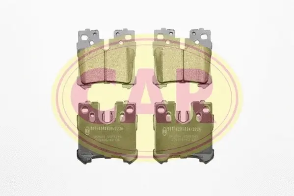 Brake Pad Set, disc brake (PNT9481)