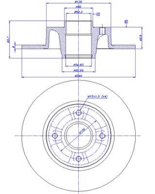 Brake Disc (142.1219)