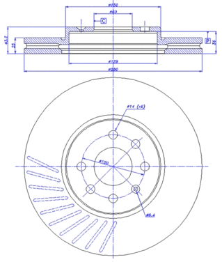 Brake Disc (142.1676)