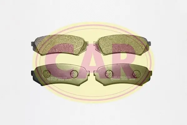 Brake Pad Set, disc brake (PNT538)