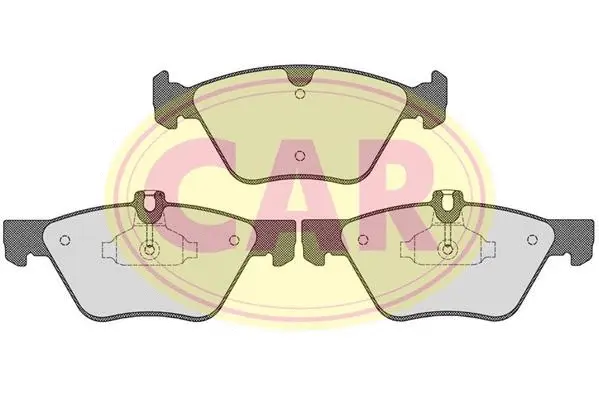 Brake Pad Set, disc brake (PNT3251)