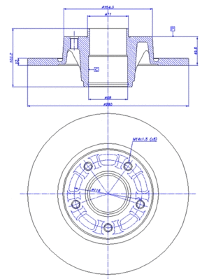 Brake Disc (142.1221)