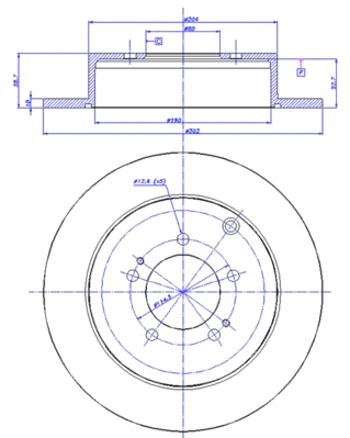 Brake Disc (142.1314)