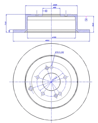 Brake Disc (142.1293)