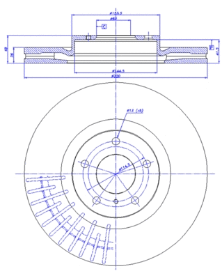 Brake Disc (142.1324)