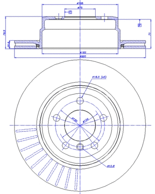 Brake Disc (142.1465)