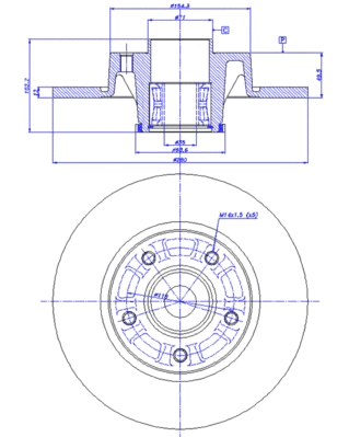 Brake Disc (142.484)
