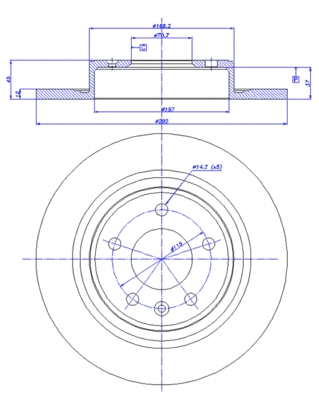 Brake Disc (142.1556)