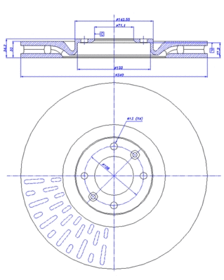 Brake Disc (142.1671)