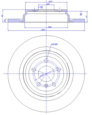 Brake Disc (142.1774)