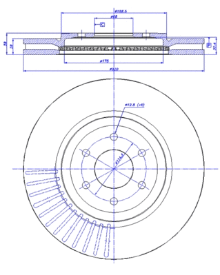 Brake Disc (142.1323)