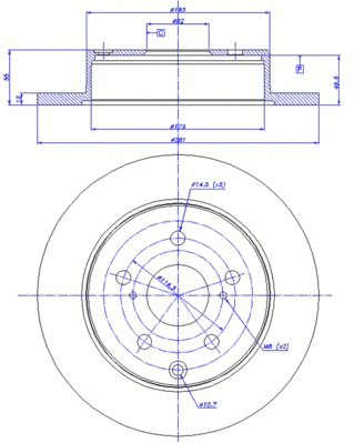 Brake Disc (142.1303)