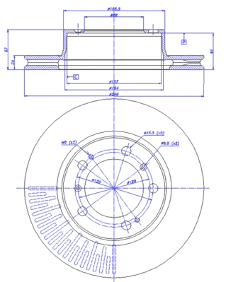 Brake Disc (142.1050)