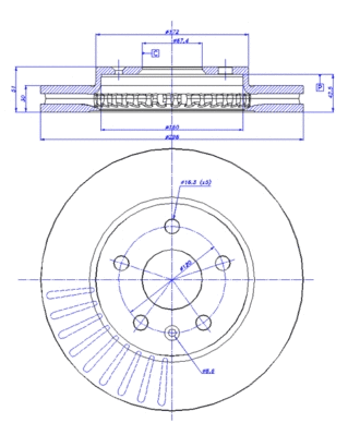 Brake Disc (142.1510)