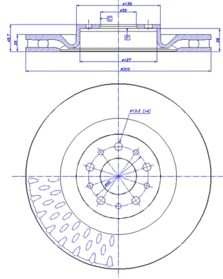 Brake Disc (142.1633)