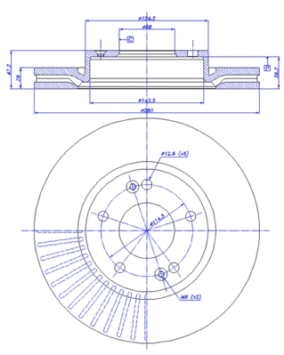 Brake Disc (142.1636)