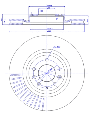 Brake Disc (142.1326)