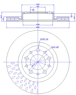 Brake Disc (142.1092)