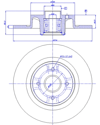 Brake Disc (142.1509)