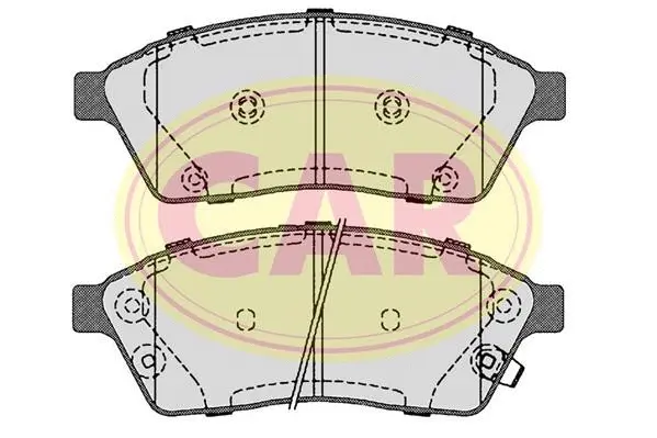 Brake Pad Set, disc brake (PNT8071)